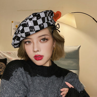 Boina de Terciopelo Retro - Gorro Artista Versátil y Cálido - Image 6