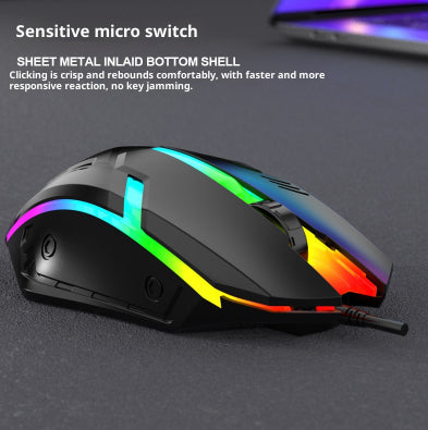 Ratón Gaming Profesional Ponderado con Cable USB para Laptop - Image 10