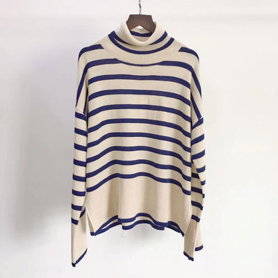 Suéter Cuello Alto Mujer Oversized Cómodo y Abrigador - Image 8