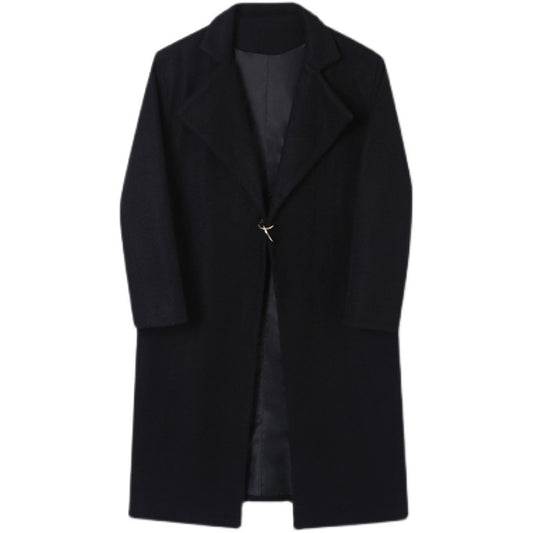Abrigo de Lana para Hombre con Detalle de Círculo Metálico - Image 2