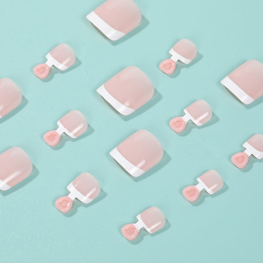 Uñas Francesas de Verano Listas para Usar - Image 11