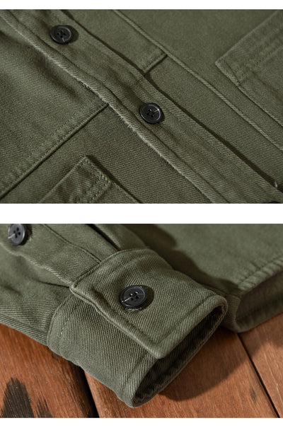 Chamarra de Trabajo Casual para Hombre con Forro de Algodón y Terciopelo - Image 13