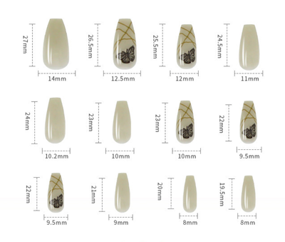 Set de Uñas Adhesivas Removibles para Mujer - Image 7