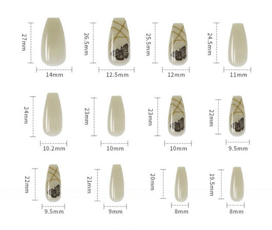 Set de Uñas Adhesivas Removibles para Mujer - Image 7