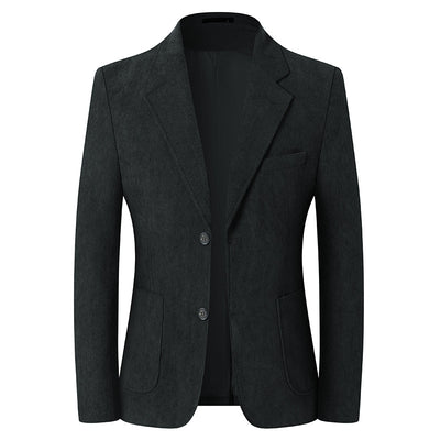 Blazer Casual de Lujo en Color Sólido para Hombre - Image 9