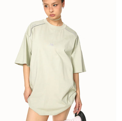 Camiseta Holgada Cuello Redondo Design Sense - Estilo Relajado - Image 7