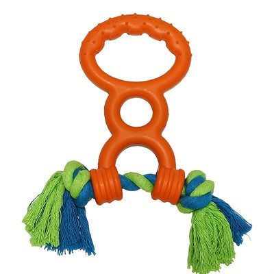 Juguete Interactivo para Perros con Anillas de Goma y Cuerda - Resistente a Mordidas - Image 10
