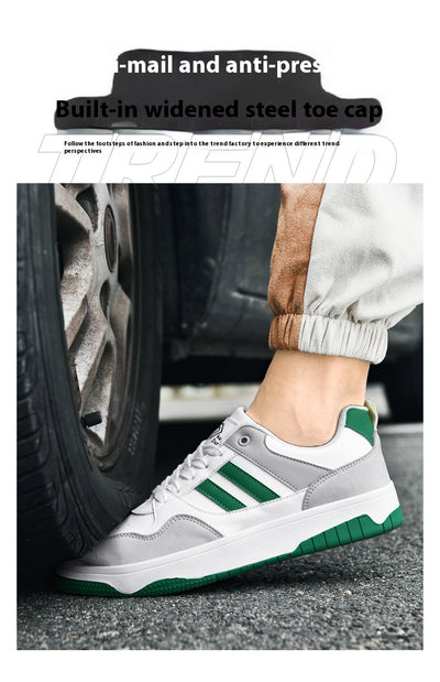 Zapatos de Trabajo Transpirables Ligeros con Protección Antiaplastamiento - Image 12