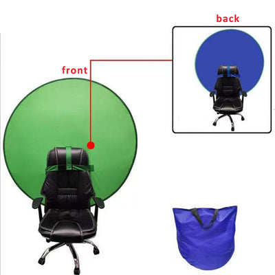 Reflector Circular Plegable con Fondo de Pantalla Verde para Fotografía en Vivo - Image 13