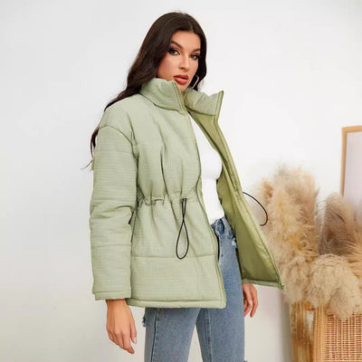 Chaqueta de Algodón con Cintura Ajustable y Cordones - Image 3
