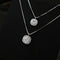 Collar de Plata 925 con Diamante Moissanita Incrustado - Diseño Escote