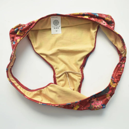 Calzoncillos de Seda de Leche con Estampado Floral para Hombre - Image 12