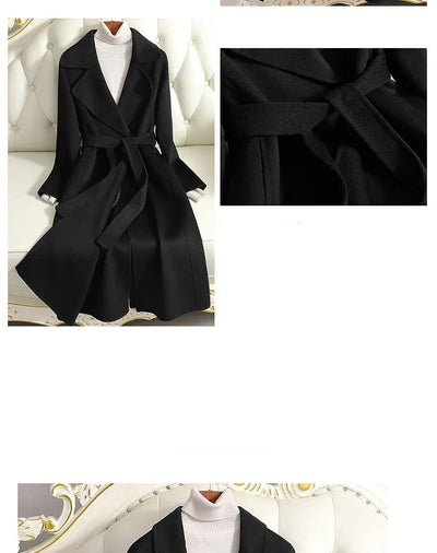 Abrigo de Lana para Mujer - Elegancia Invernal Little Man - Image 10