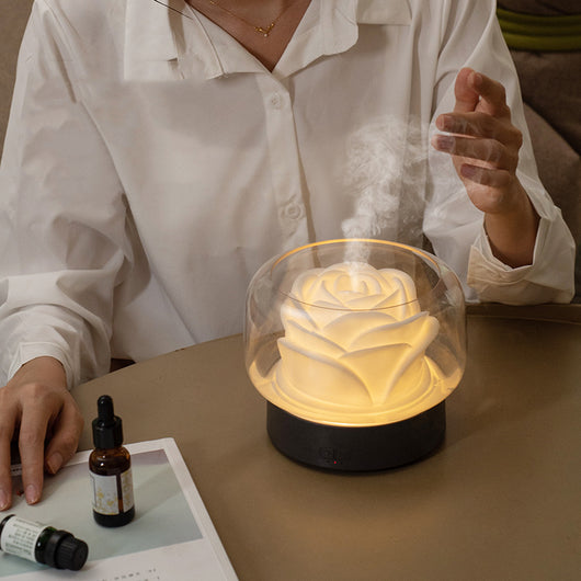 Difusor de Aromas con Humidificador y Luz Nocturna para Dormitorio - Image 12