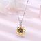 Collar Proyector de Girasol en Plata S925 para Mujer