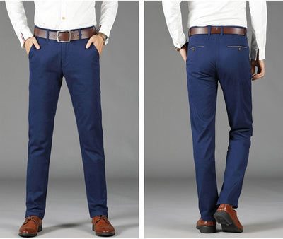 Pantalones Casuales Elásticos para Hombre - Otoño e Invierno - Image 15