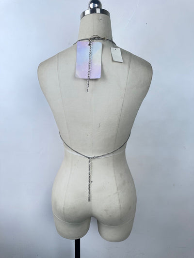 Collar Pecho Metálico con Lentejuelas Brillante para Mujer - Image 12