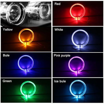 Luces LED Ojos de Ángel para Automóvil - Lente Decorativa Premium - Image 23