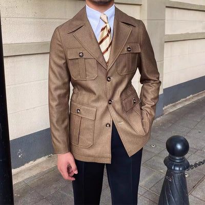 Blazer Premium de Cuello Inglés para Otoño e Invierno - Image 9