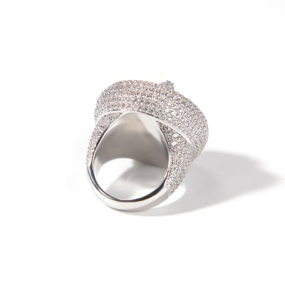 Anillo Hip Hop Giratorio con Letras DIY y Zircones - Image 5
