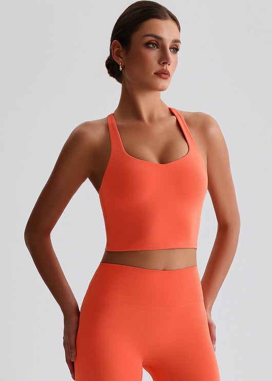 Sujetador Deportivo Cross Back para Yoga y Running - Image 36