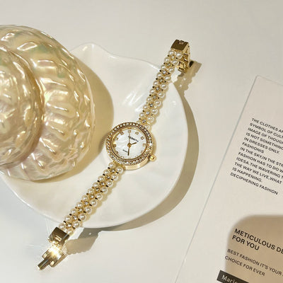 Reloj Pulsera Vintage con Perla de Agua Dulce para Mujer - Image 17
