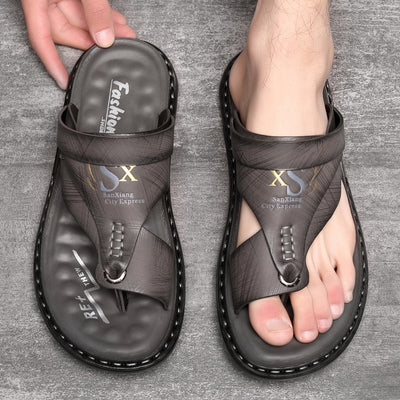 Sandalias Tipo Flip Flop para Hombre con Suela Blanda de Látex - Image 3