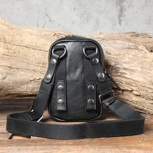Bolsa Bandolera de Cuero Unisex - Diseño Moderno y Funcional - Image 7