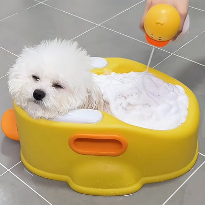 Bañera Portátil para Perros y Gatos con Diseño de Pato - Sin Electricidad - Image 7