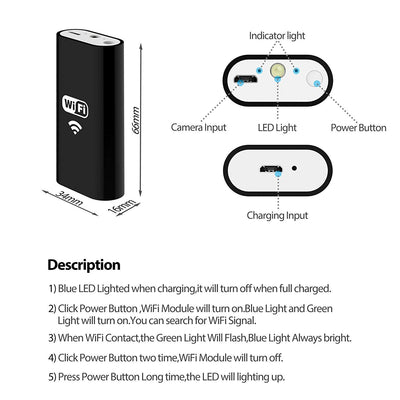Endoscopio WiFi HD para iPhone y dispositivos iOS - Cámara Inspección Impermeable - Image 3
