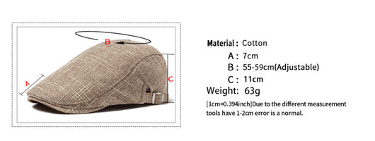 Boina Retro Casual de Algodón y Lino Transpirable para Hombre - Image 12