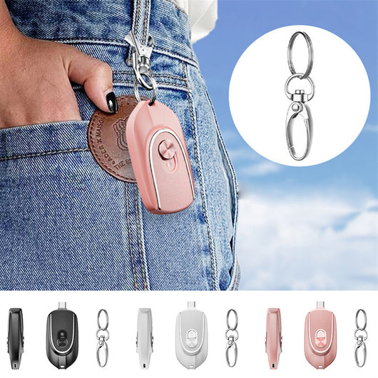 Power Bank Llavero 2 en 1 - Cargador Portátil 1200mAh con Doble Salida - Image 2