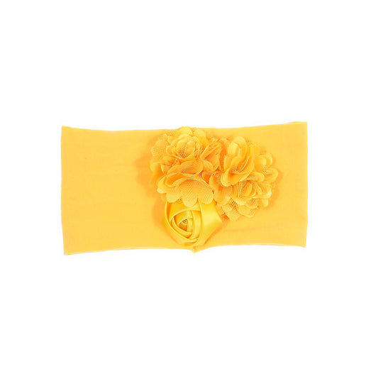 Diadema para Bebé con Flor de Satén y Malla - Image 11