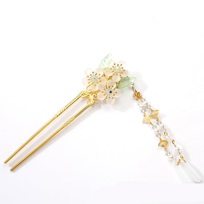 Peineta Novia Hanfu Antigua con Borlas y Peine Decorativo para el Cabello - Image 11