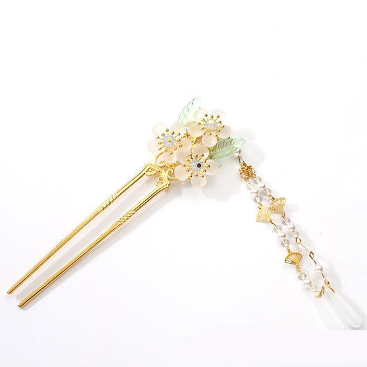 Peineta Novia Hanfu Antigua con Borlas y Peine Decorativo para el Cabello - Image 11
