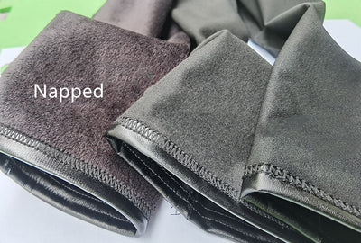 Pantalones de Maternidad en Cuero PU Terciopelo Engrosado Ajuste Slim - Image 10
