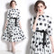 Vestido Camisero con Estampado de Lunares para Mujer