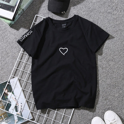 Playera Estilo Hong Kong para Mujer con Estampado Love - Image 5