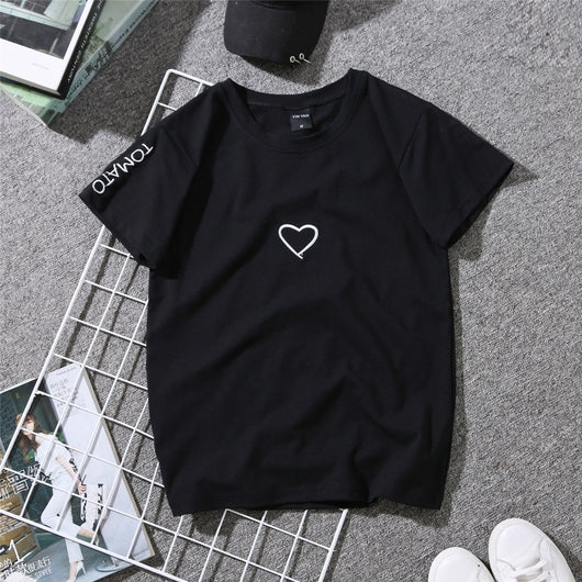 Playera Estilo Hong Kong para Mujer con Estampado Love - Image 5