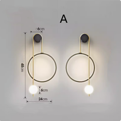 Lámpara de Pared Moderna sin Instalación para Dormitorio y Pasillo - Image 10