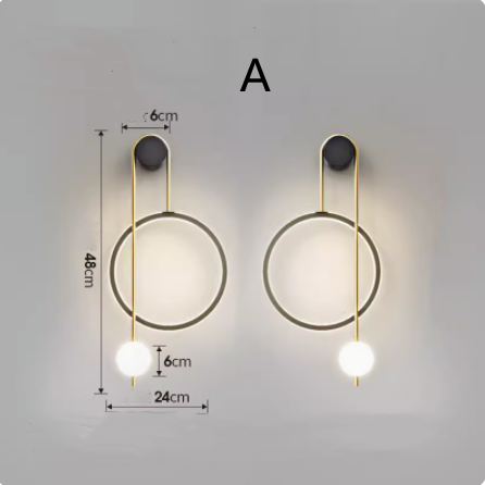 Lámpara de Pared Moderna sin Instalación para Dormitorio y Pasillo - Image 10