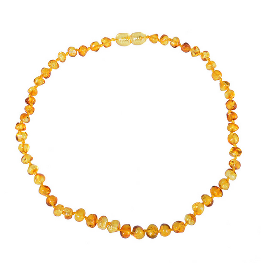 Collar de Ámbar Báltico Natural con Cadena para Bebés - Image 7