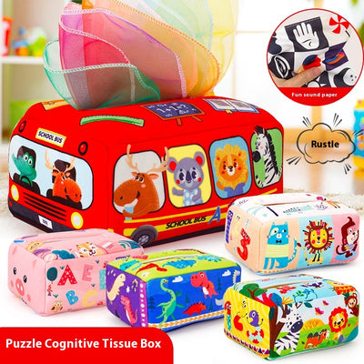 Caja de Juguete con Cordón de Tela para Papel Secante Infantil - Image 2