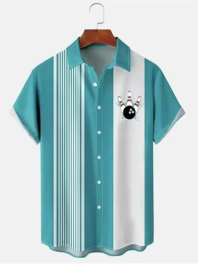Camisa Bowling Hombre Impresión Digital 3D - Image 15