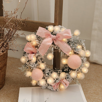 Guirnalda Navideña con Efecto Terciopelo para Ventanas y Decoración - Image 14