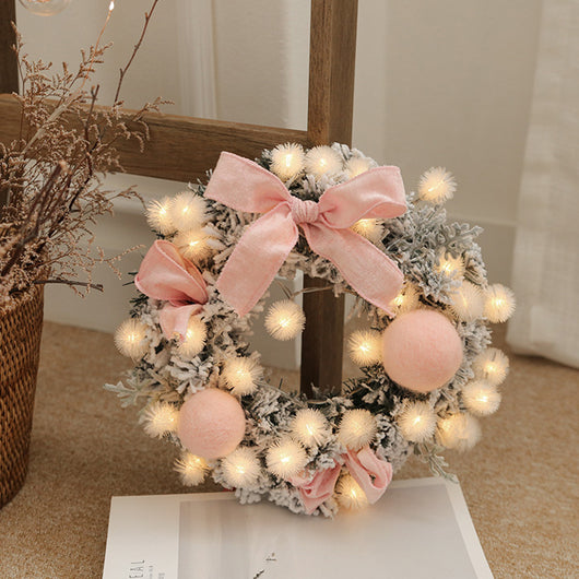 Guirnalda Navideña con Efecto Terciopelo para Ventanas y Decoración - Image 14