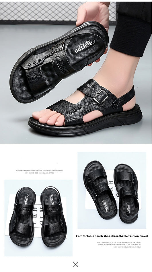 Zapatos Casuales de Cuero para Hombre con Plantilla de Látex - Image 9
