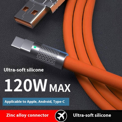 Cable de Carga Rápida Zinc Alloy para Móvil - Transferencia de Datos - Image 3