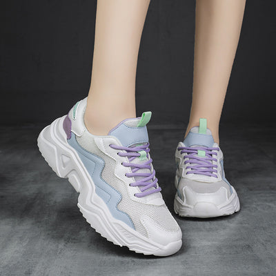 Zapatillas Deportivas Escolares con Suela Gruesa - Comodidad y Estilo