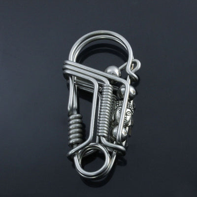 Llavero de Metal Brass para Auto - Colgante Unisex Elegante - Image 24